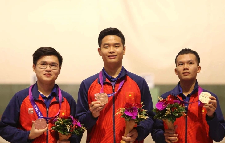 Việt Nam giành 9 huy chương vàng tại Giải vô địch bắn súng Đông Nam Á lần thứ 45